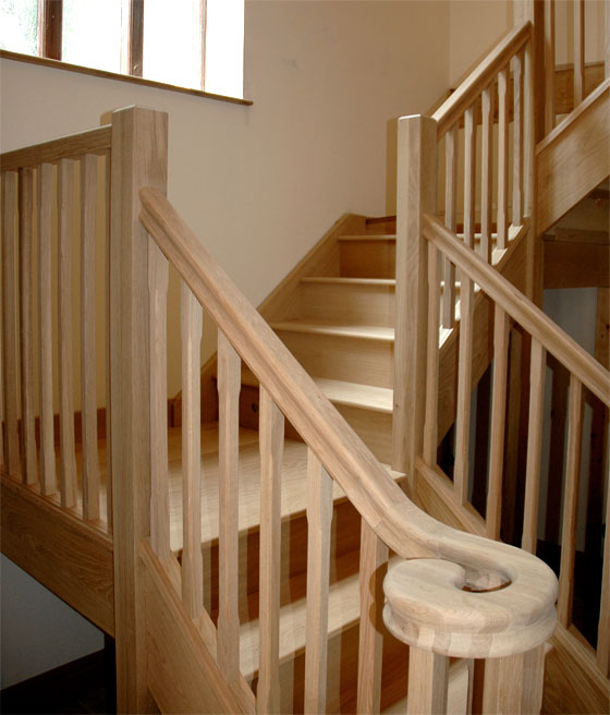 Staircase - unvarnished