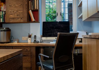 Architect's home office corner